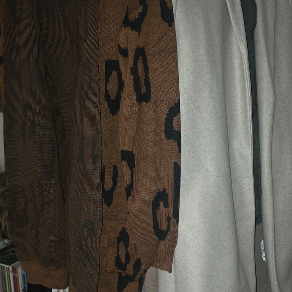 Grace Karin Brown and Black Knit Cardigan - Picture 5 of 5